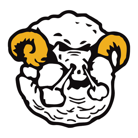 Rams Head - 60X60 cm