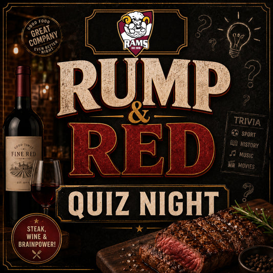 Rump & Red Quiz Night